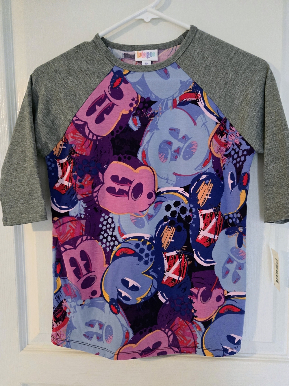 LuLaRoe Girls Disney Print Sloan Tee